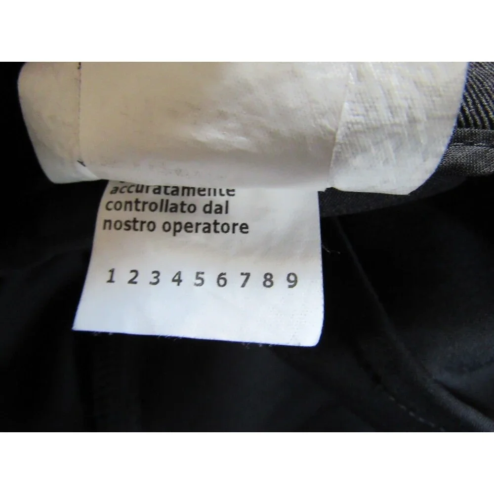Dolce & Gabbana Black Straight Leg Silk Blend Made in Italy Pants Size 40 EUC